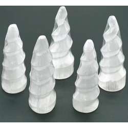 Small Spiral Selenite Tower